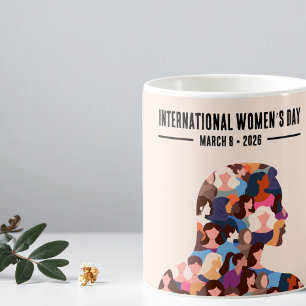 Internationaler Frauentag Kaffeetasse