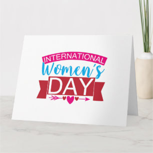 Internationaler Frauentag Karte