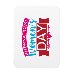 Internationaler Frauentag Magnet