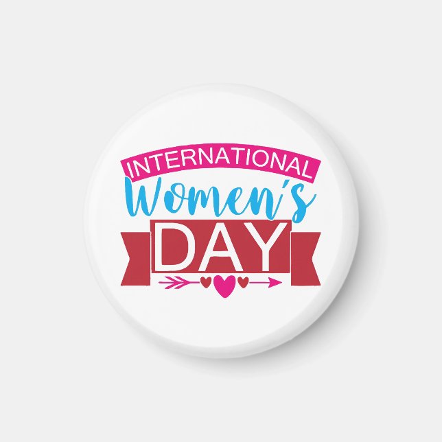 Internationaler Frauentag Magnet (Vorne)