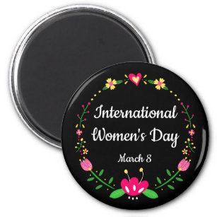 Internationaler Frauentag Magnet