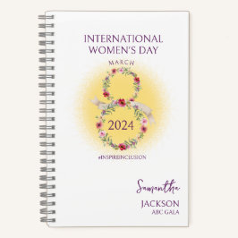 Internationaler Frauentag März 8 Inspirier Integra Notizbuch