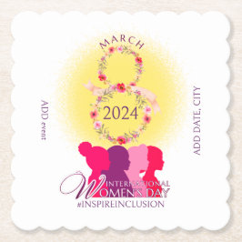 Internationaler Frauentag März 8 Inspirier Integra Untersetzer