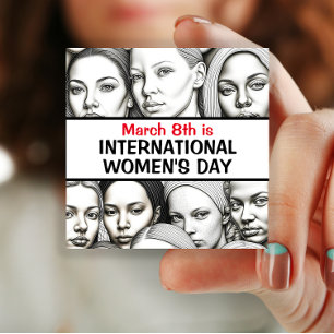 Internationaler Frauentag - März 8. #IWD2024 Button