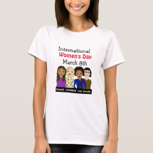 Internationaler Frauentag März 8. T-Shirt