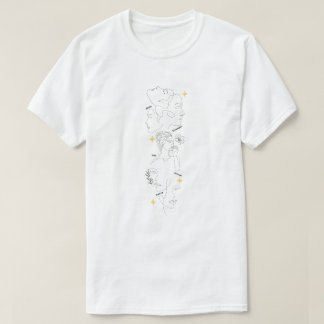 Internationaler Frauentag Minimalistische Linienku T-Shirt