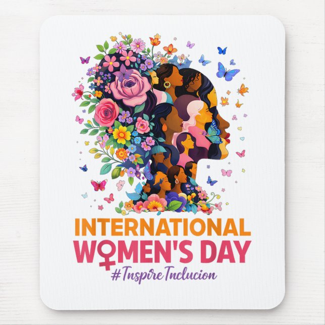Internationaler Frauentag Mousepad (Vorne)