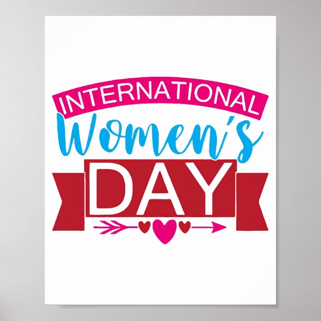 Internationaler Frauentag Poster (Vorne)