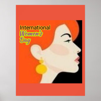Internationaler Frauentag. Poster