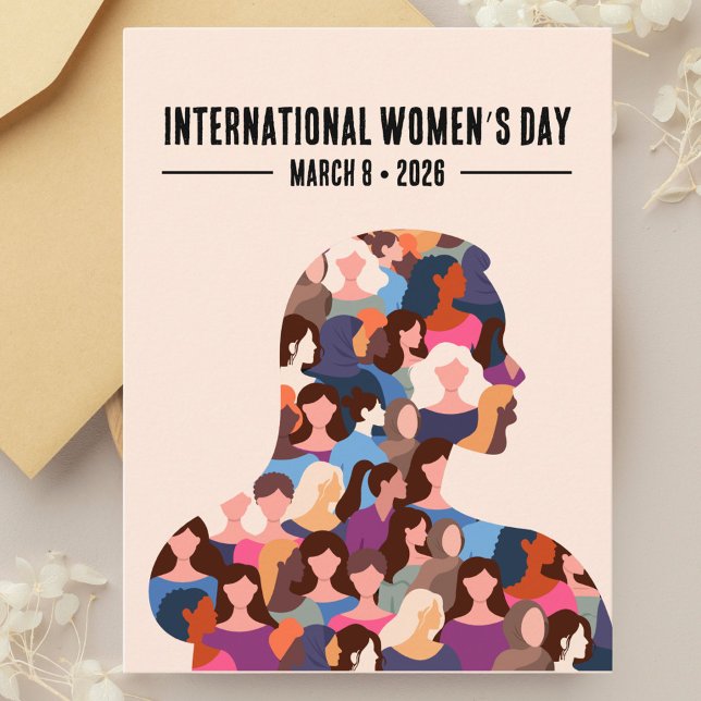 Internationaler Frauentag Postkarte (Von Creator hochgeladen)