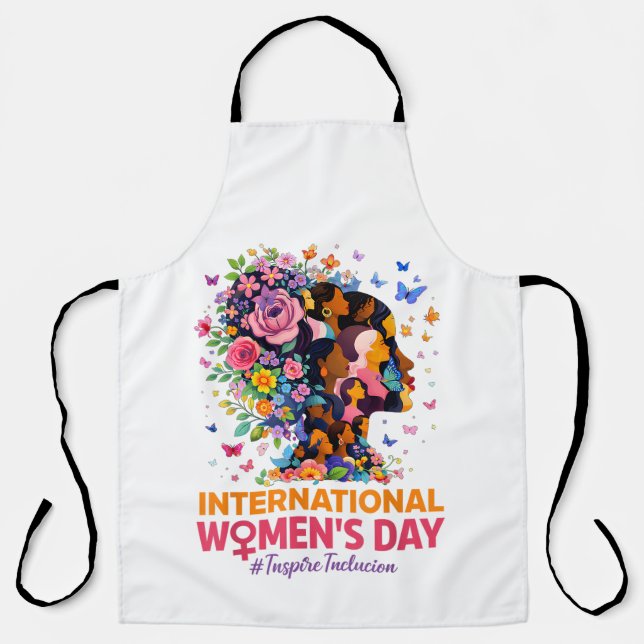 Internationaler Frauentag Schürze (Vorderseite)