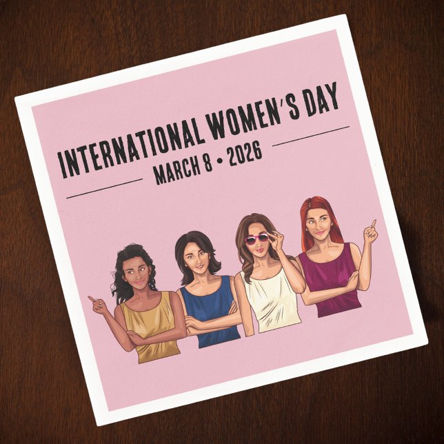 Internationaler Frauentag Serviette (Von Creator hochgeladen)