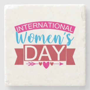 Internationaler Frauentag Steinuntersetzer