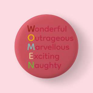 Internationaler Frauentag-Typografie-Button in Ros Button