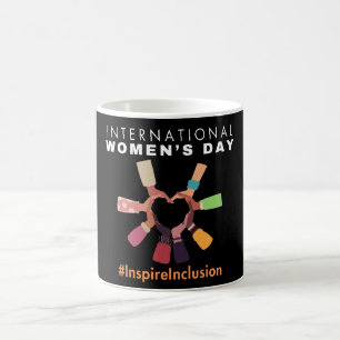 Internationaler Frauentag zur Eingliederung inspir Kaffeetasse