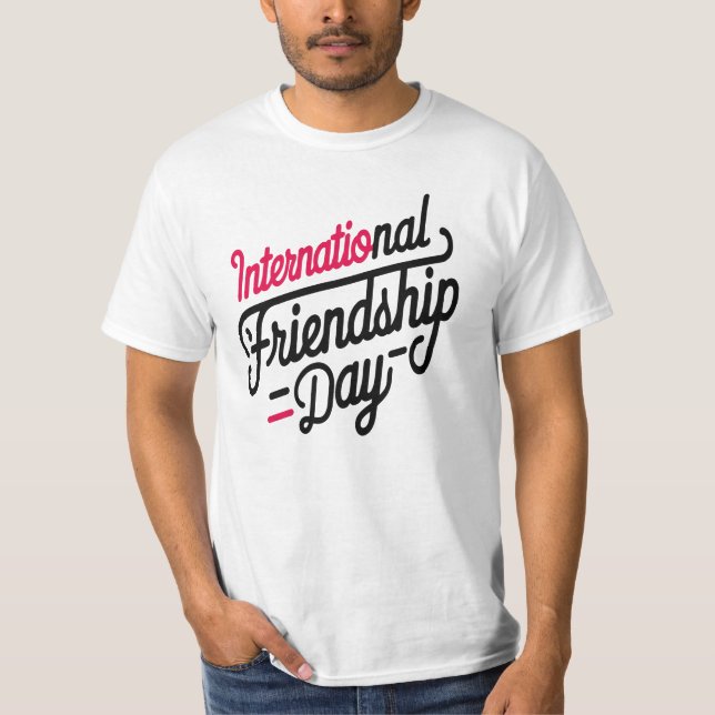 Internationaler Freundschaftstag T-Shirt (Vorderseite)