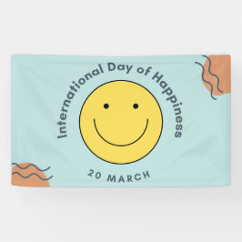 Internationaler Glückstag Banner