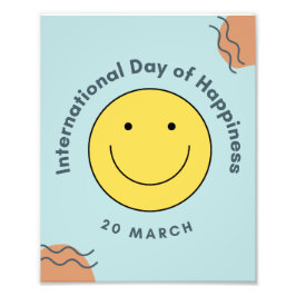 Internationaler Glückstag Fotodruck