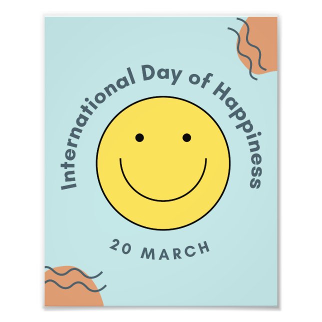 Internationaler Glückstag Fotodruck (Vorne)