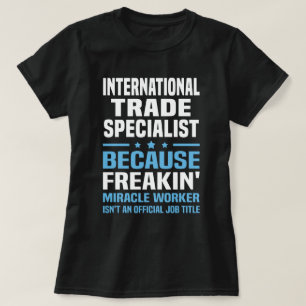 Internationaler Handelsspezialist T-Shirt