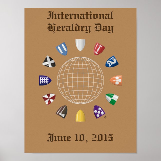 Internationaler Heraldaltag 2015 Poster (Vorne)