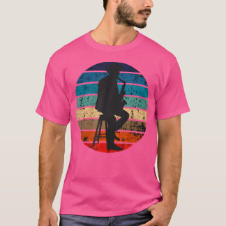 Internationaler Jazz-Tag Tshirt Retro Vintage Jazz