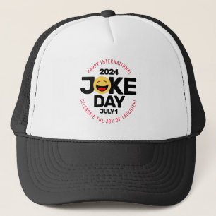 Internationaler Joke Day Laughing Face Truckerkappe
