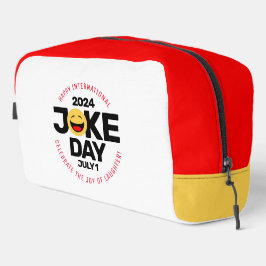Internationaler Joke Day Laughing Face Waschbeutel