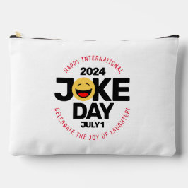Internationaler Joke Day Laughing Face Zubehörtasche