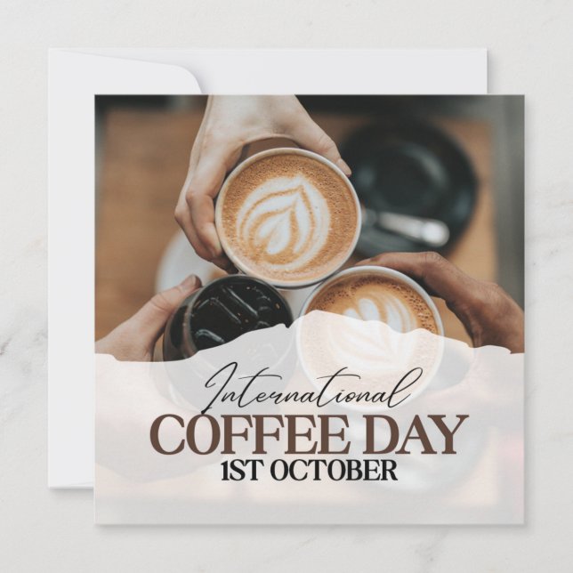 Internationaler Kaffeetag+ (Vorderseite)