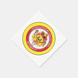 Internationaler Nacho-Tag Serviette