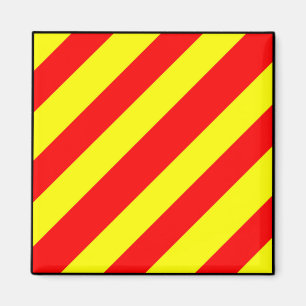 Internationaler nautischer Schiffssignaturbuchstab Magnet