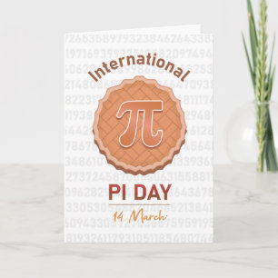Internationaler Pi-Tag Karte