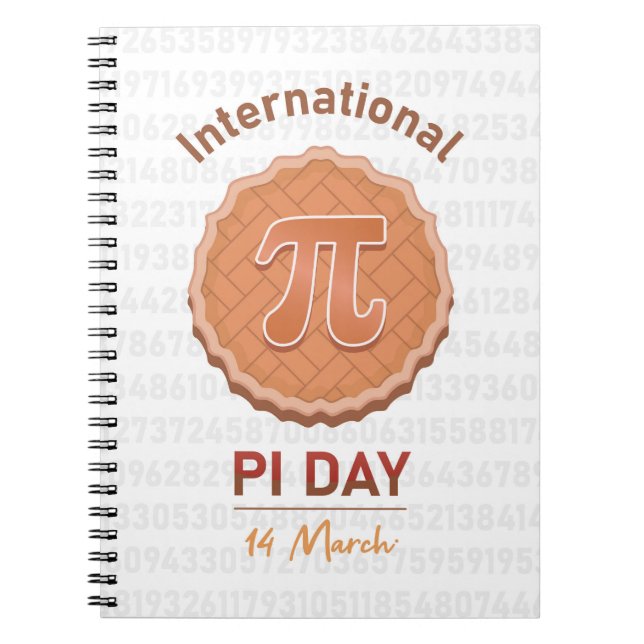 Internationaler Pi-Tag Notizblock (Vorderseite)