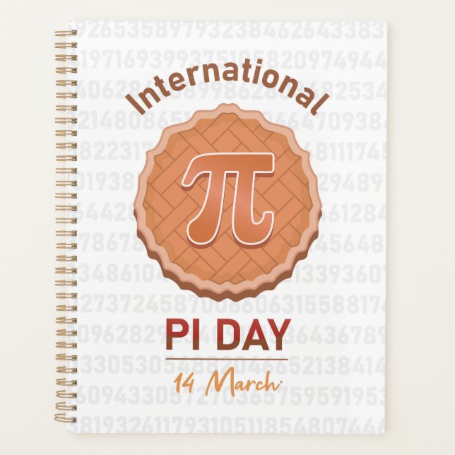 Internationaler Pi-Tag Planer (Vorderseite)