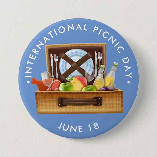Internationaler Picnic-Tag, PICNIC BASKET Button (Vorderseite)
