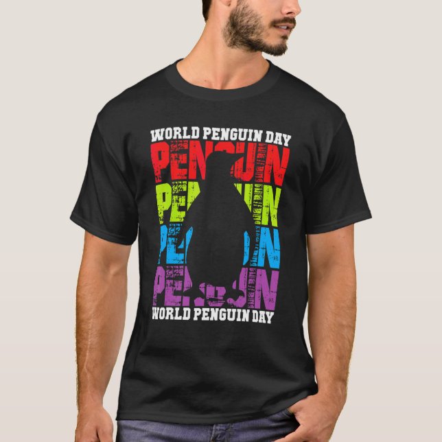 Internationaler Pinguinstag 1 T-Shirt (Vorderseite)