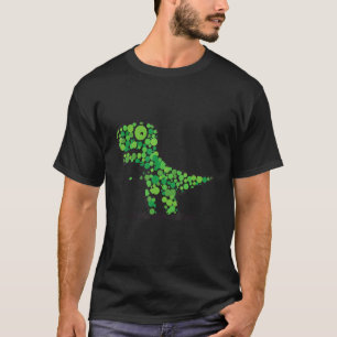 Internationaler Punkt-Tag Grün Gepunkteter Rex-Din T-Shirt