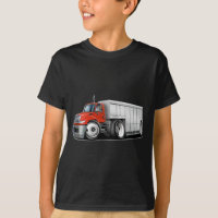 Internationaler Rot-Weißer Lieferwagen