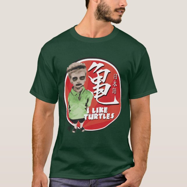 Internationaler Schildkröte-Junge T-Shirt (Vorderseite)
