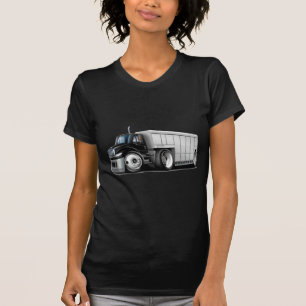 Internationaler Schwarz-weißer Lieferwagen T-Shirt
