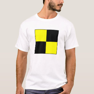Internationaler Seesignalflaggenbuchstabe nautisch T-Shirt