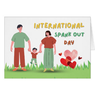 Internationaler Spank Out Tag 30. April Familie