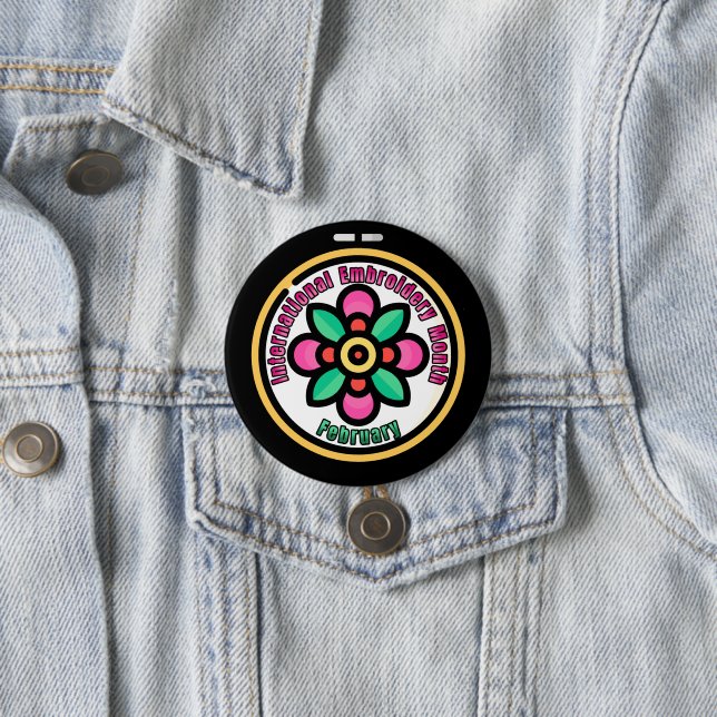 Internationaler Stickertag Button (Beispiel)