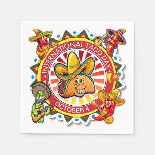 Internationaler TACO-Tag Napkins Serviette