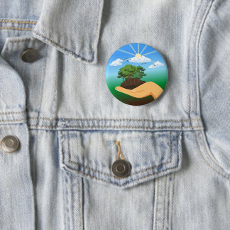 Internationaler Tag der Erde Button