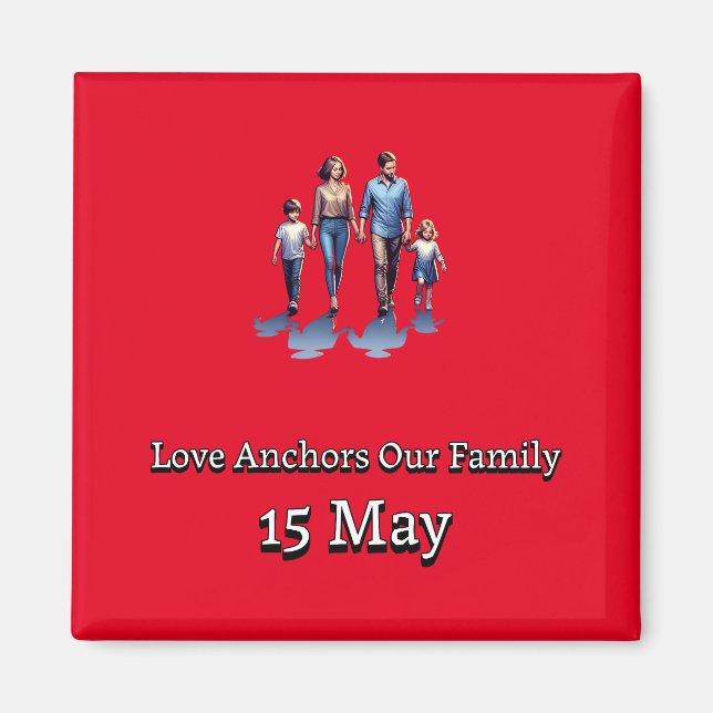 Internationaler Tag der Familien Magnet (Vorne)