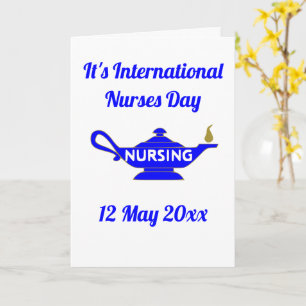 Internationaler Tag der Krankenpflege Danke-Karte Karte