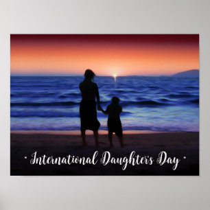 Internationaler Tag der Tochter Poster