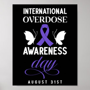 Internationaler Tag der Überdosierung 4 Poster